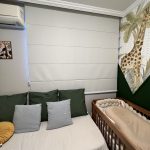 Persiana Romana Blecaute Branco para Quarto Infantil